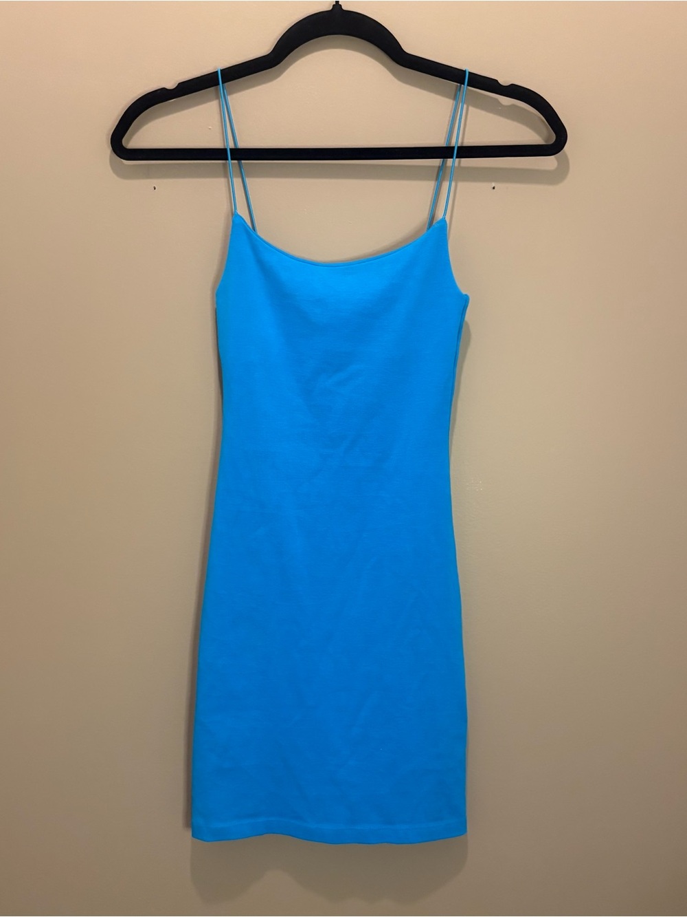 Zara women’s s turquoise blue mini dress